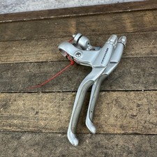 Vintage Cannondale Brake Levers Pair Silver 3-Finger 22.2mm Flat Bar Bike MTB picture