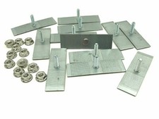 1/2” - 2-1/2” Body Fender Door Belt Trim Moulding Molding bolt in 12pcs ssfl D picture