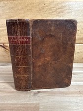 1827 HOLY BIBLE george mentz RARE late LONG 