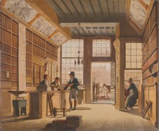 stunning oil painting handpainted on canvas-The Shop of the Bookdealer picture