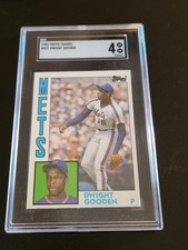 A 1984 Topps Traded Dwight Gooden #42-T (RC) SGC Graded 4 New York Mets picture