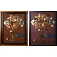 Sarah McLachlan Surfacing RIAA 6x Multi-Platinum Award Plaques Pair Sony ATV picture
