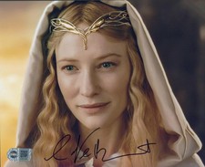 Cate Blanchett Signed Galadriel 8x10| SWAU WITNESS picture