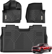 Floor Mats Fit for Ford F-150 2015-2026 & F150 Lightning 2022-2026 SuperCrew (Re picture