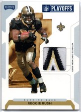 2007 Playoff NFL Playoffs Reggie Bush Patch #B-1 /500 Saints picture