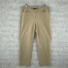 Lane Bryant Size 16 Women's Tan crop pants 0397 picture