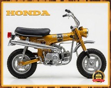 Honda CT70 – Candy Gold (1970) - Premium Aluminum Metal Sign – 11 x 14 picture