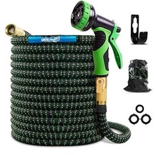 50FT 75FT 4X Stronger Deluxe Heavy Duty Expandable Flexible Garden Water Hose picture