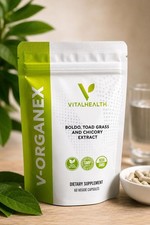 VitalHealth V-ORGANEX - Liver Detoxifier 60 Capsules NEW picture