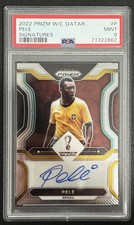 2022 Panini Prizm World Cup Qatar PELE Signatures Auto - #S-P - Brazil - PSA 9 picture