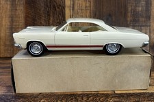 VINTAGE 1966 MERCURY CYCLONE GT POLAR WHITE HARDTOP PROMO CAR MODEL picture