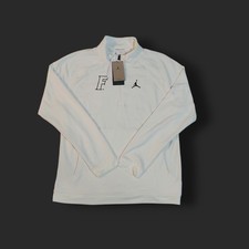 Nike Jordan Sport Golf Florida Gators 1/4 Zip Pullover Mens Large Off White NCAA picture