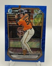 2026 Bowman Chrome Prospect Luis Hernandez 1st Blue Wave Refractor /150 picture