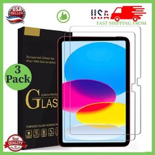 [3 Pack] Tempered Glass Screen Protector For iPad (A16) 11th Gen 11 Inch (2025) picture