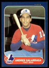 1986 Fleer Update Andres Galarraga Rookie #U-44 picture