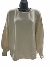 NWT Madewell Conway Pullover Sweater Antique Cream Small picture