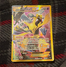 Alakazam EX 125/124 Fates Collide Secret Rare Full Art Holo English 2016 picture
