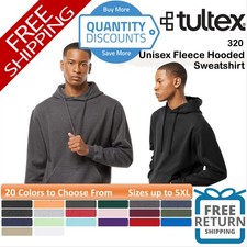 🔥 Tultex Men ring-spun Fleece Hooded Sweatshirt Pouch pocket Up To 5XL 320 picture