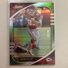 2020 Panini Absolute Spectrum Green 01/25 Travis Kelce #98 FOTL KC CHIEFS picture
