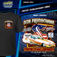 Don the SNAKE Prudhomme 1984 Pepsi Challenger Vintage style (322) T-Shirt picture