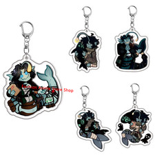 Pressure Horror Game Acrylic Keychain Sebastian Solace Pendant Key Ring Bag Gift picture