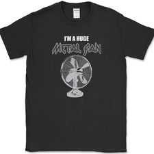 I'm A Huge Metal Fan T-Shirt Funny Music Joke Head Banger Concert Tee picture