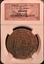 1783-Mo FF Mexico Spanish Colonial 8 Reales — Authentic Shipwreck Treasure picture