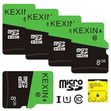 Kexin Micro SD Card 5 Pack 8GB UHS-I Class 10 SD TF Card Flash USB Memory Card picture