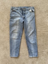 Vintage 80’s Levi’s 550 Jeans Men’s 34x32 Orange Tab Light Wash USA picture