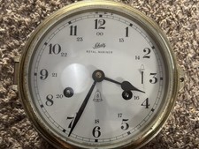 Vintage Schatz Royal Mariner Ships Bell Clock With Key - Working Condition picture