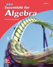 SRA Essentials For Algebra; A Direct Instruction Approach Siegfried Engleman... picture