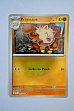 Primape Pitch Black 43/84 Common REVERSE HOLO LP picture