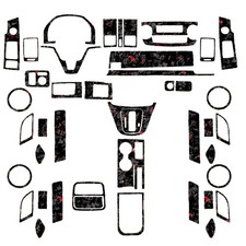 44Pcs Honda CR-V fully covered with forged red carbon fibre interior kit 2007-11 picture