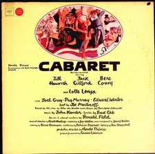 HAROLD PRINCE CABARET JILL HAWORTH JACK GILFORD BERT CONVY EXC VINYL LP 216-31 picture