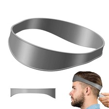 Silicone Haircut Template Hair Cutting Guide Curved Band Barber Styling Tool,1pc picture