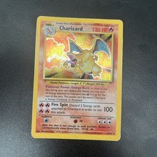 Charizard 4/102 Base Set Unlimited Holo Rare 1999 English MP picture