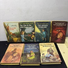 Vintage Lot of 11 Nancy Drew Hardcover Mystery Books Bundle picture