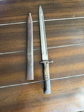 VTG Japanese Type 30 Arisaka Rifle Bayonet with Steel Scabbard Serial #09279 picture