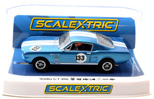 Scalextric Shelby Mustang GT350 - Equipe GTS DPR W/ Lights 1/32 Slot Car C4517 picture