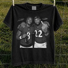 Lamar Jackson Derrick Henry T Shirt, Vintage Baltimore Football Graphic HN8068 picture