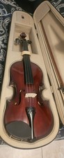 Palatino VN-350 3/4 Student Violin w/ Bow Case Hand Carved Acoustic picture