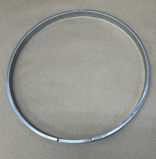 1920s 30s Nickel Over Brass Banjo Tension Ring Groved 10 1516 G2U picture
