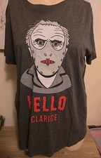 Torrid Tee Shirt Silence Of Lambs Hello Clarice Hannibal Halloween Plus 2 18 20 picture