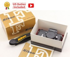Early Fuji Mark [N MINT in Box] Nikon F Eye Level Black 35mm Film Camera JAPAN picture