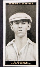 1928 Ogden's Australian Test Cricketers 1928-29 Cigarette Card Archie Jackson  picture