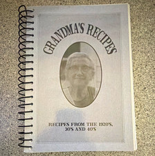 Grandma Horst Grandma's Recipes Spiral-Bound Cookbook Cooking & Recipe Book picture