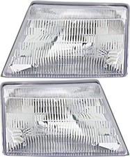 For 1998-2000 Ford Ranger Headlight Halogen Set Driver Passenger Side picture