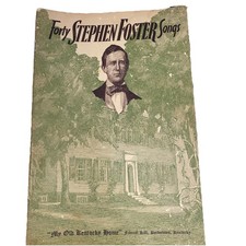 Stephen Foster Songs Music Book VTG 1934 Elmer Griffith Sulzer Old Kentucky Home picture