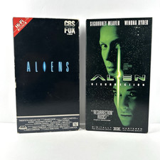 Aliens Alien Resurrection VHS Lot 2 CBS Fox Red Label Hi-Fi Tested picture