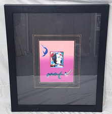 Signed Peter Max The Faure Fauve Overpaint (2009) Hand-Embellished Acrylic picture